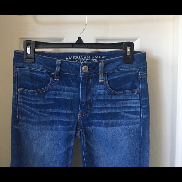 CUTE! AE super stretch jegging jeans size 2 - Picture 5 of 14